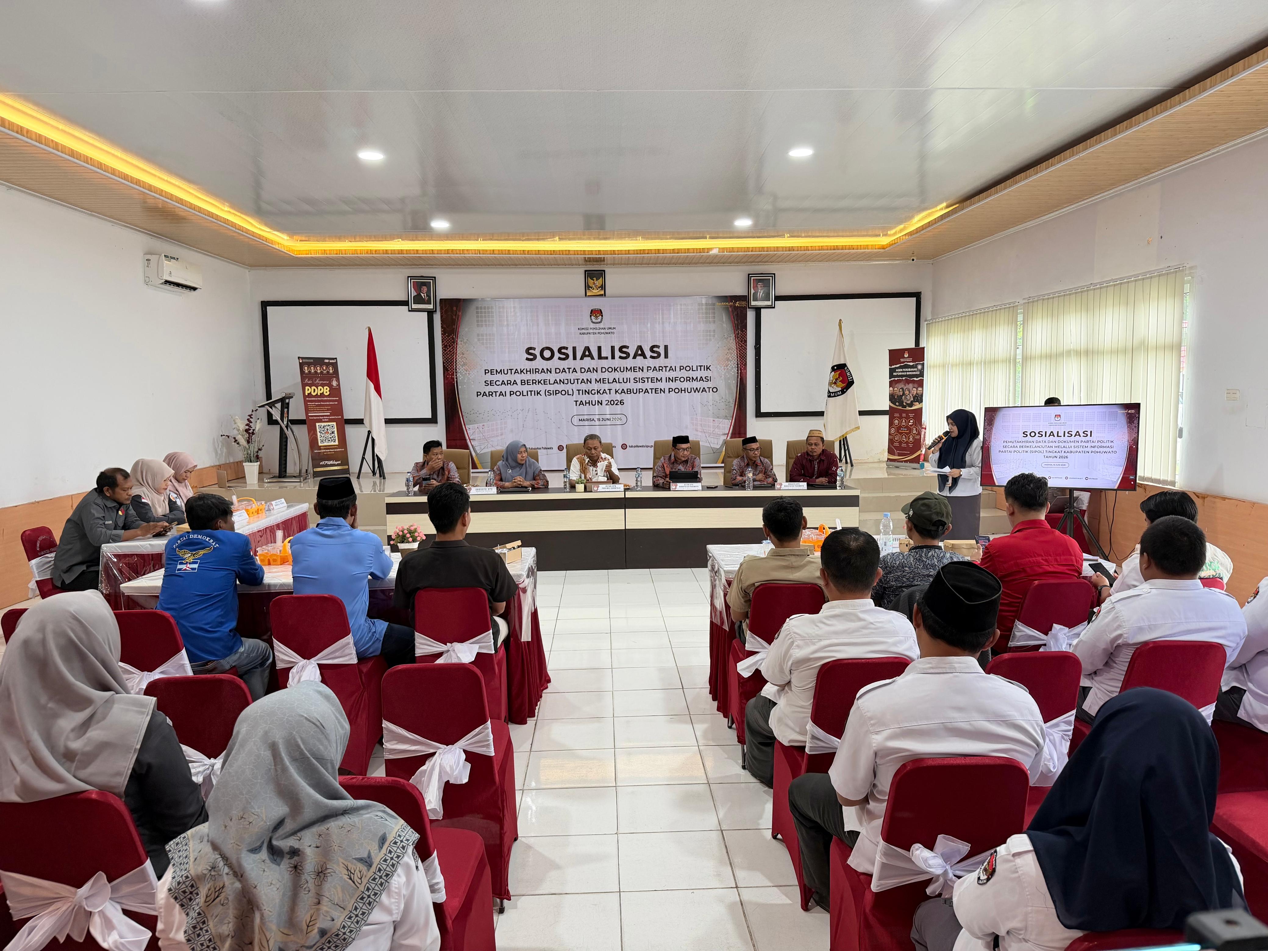 Sosialisasi Pemutakhiran Data Partai Politik Secara Berkalnjutan Melalui SIPOL