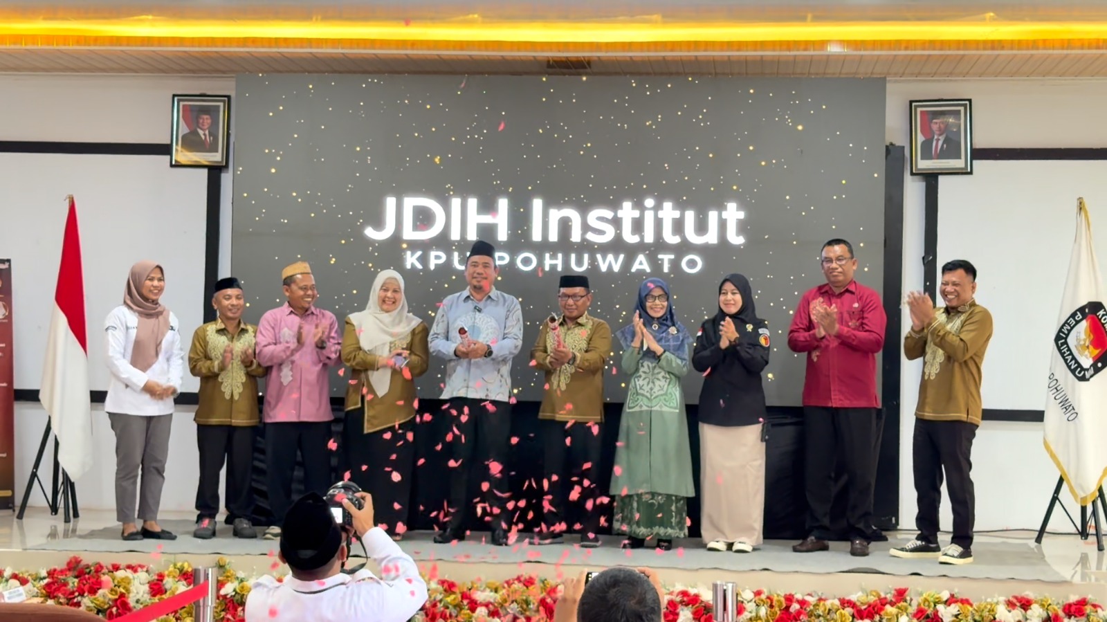 Peluncuran JDIH Institut dan Pojok Baca KPU Kabupaten Pohuwato