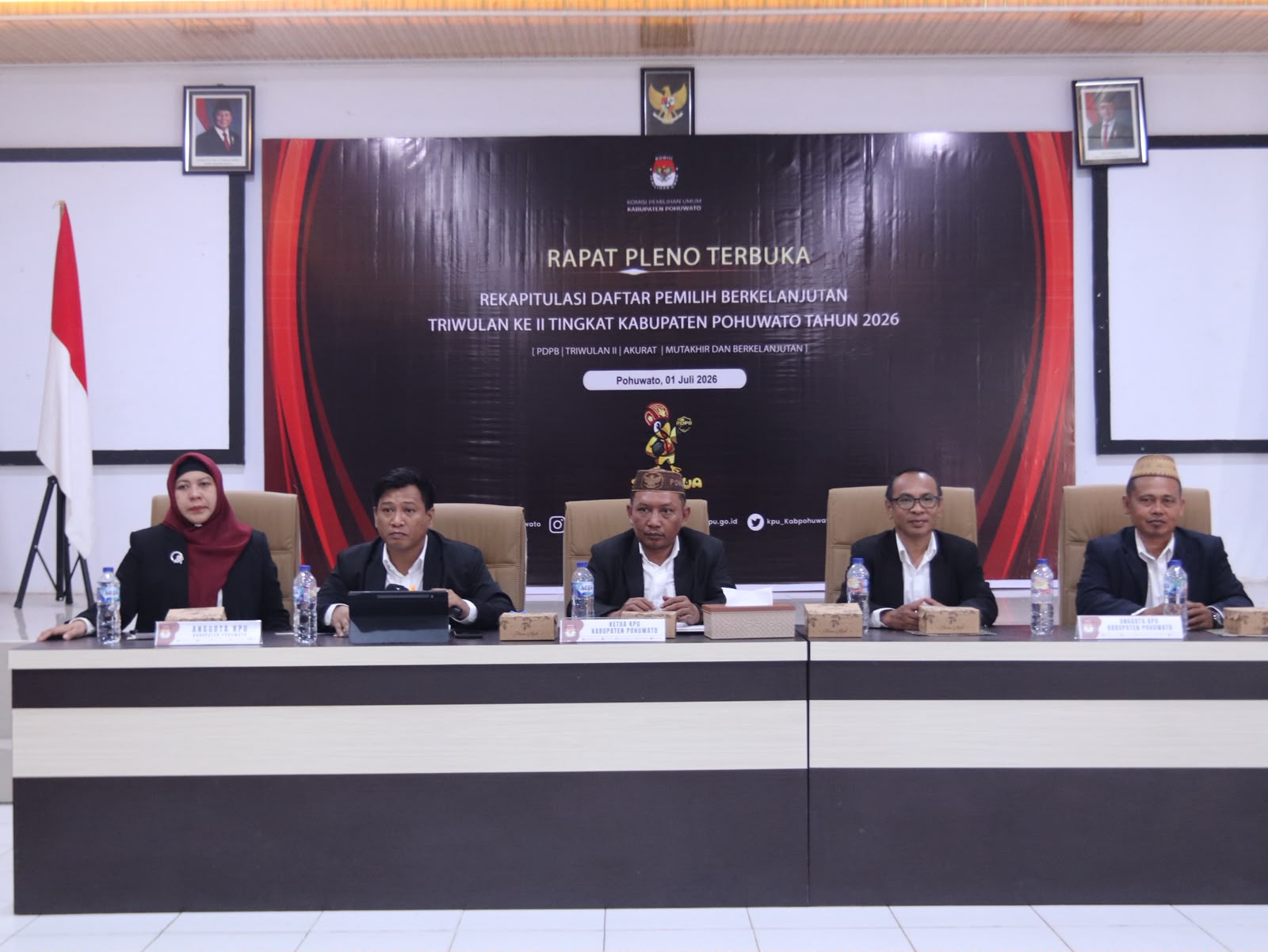 Rapat Pleno Terbuka Rekapitulasi PDPB Triwulan II Tahun 2026