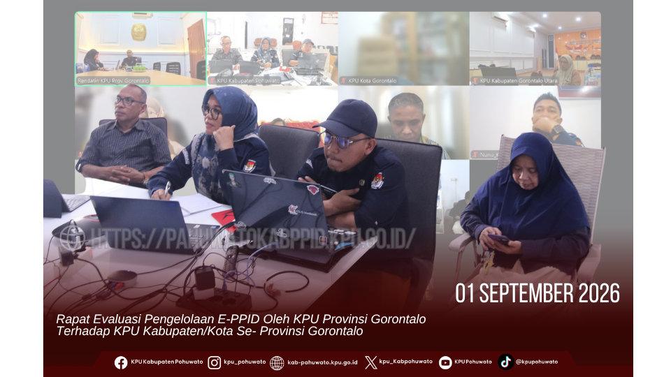 Rapat Evaluasi Pengelolaan E-PPID